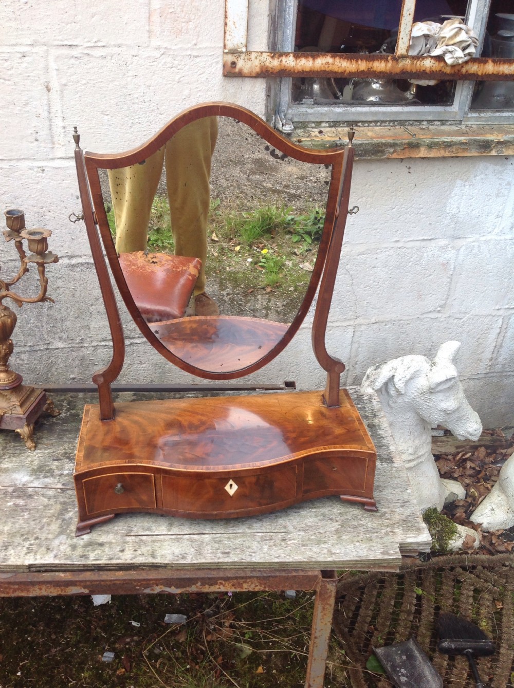 Georgian dressing table mirror
