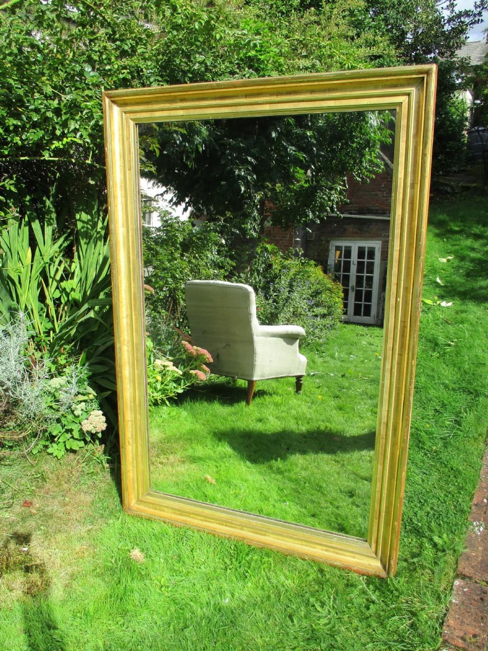 Large Landscape gilt mirror View II