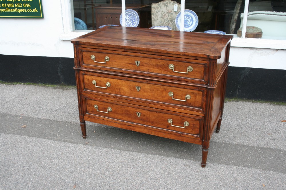 period walnut louis xvi commode 