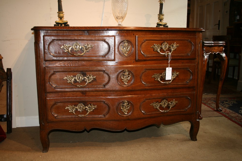 Louis xv period oak commode 