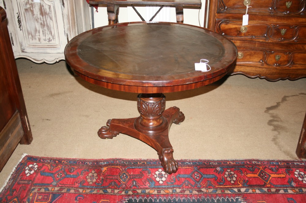 french gueridon table with turn over top 