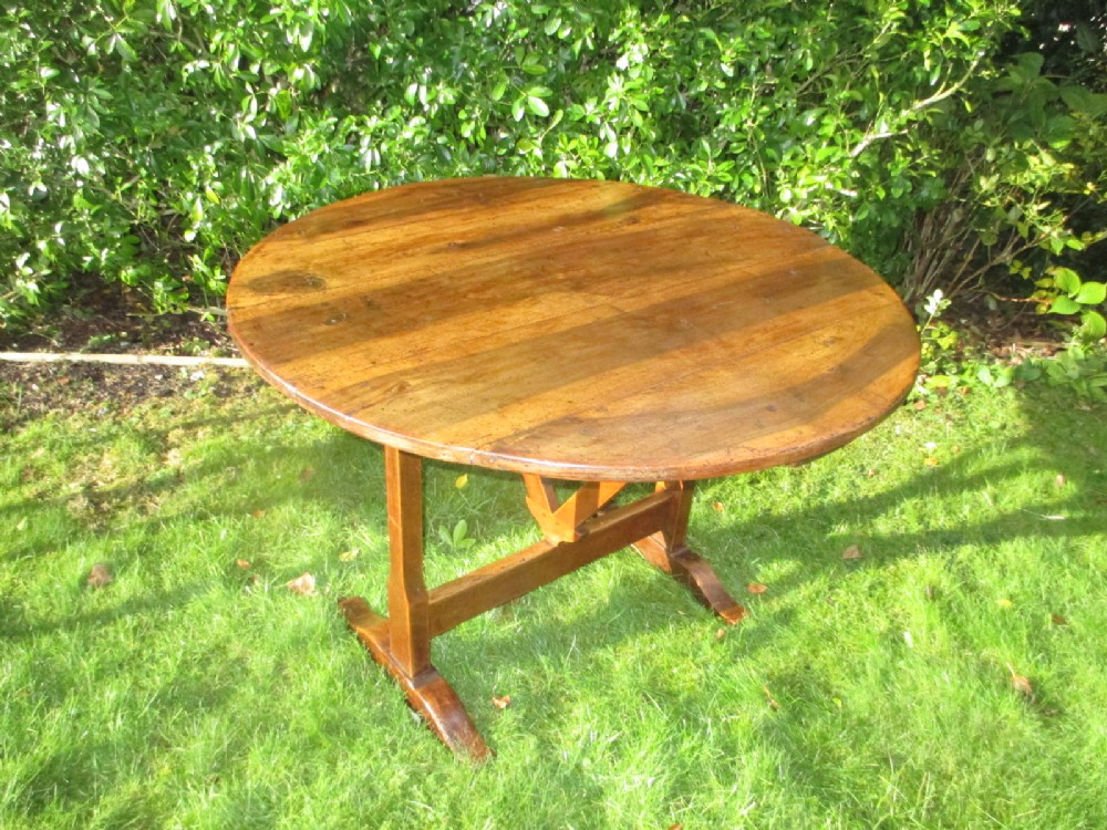 French Walnut Wine-Tasting Table