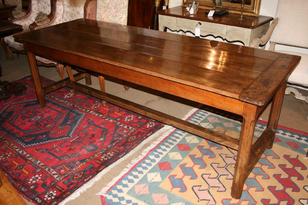 period cherry wood farm table