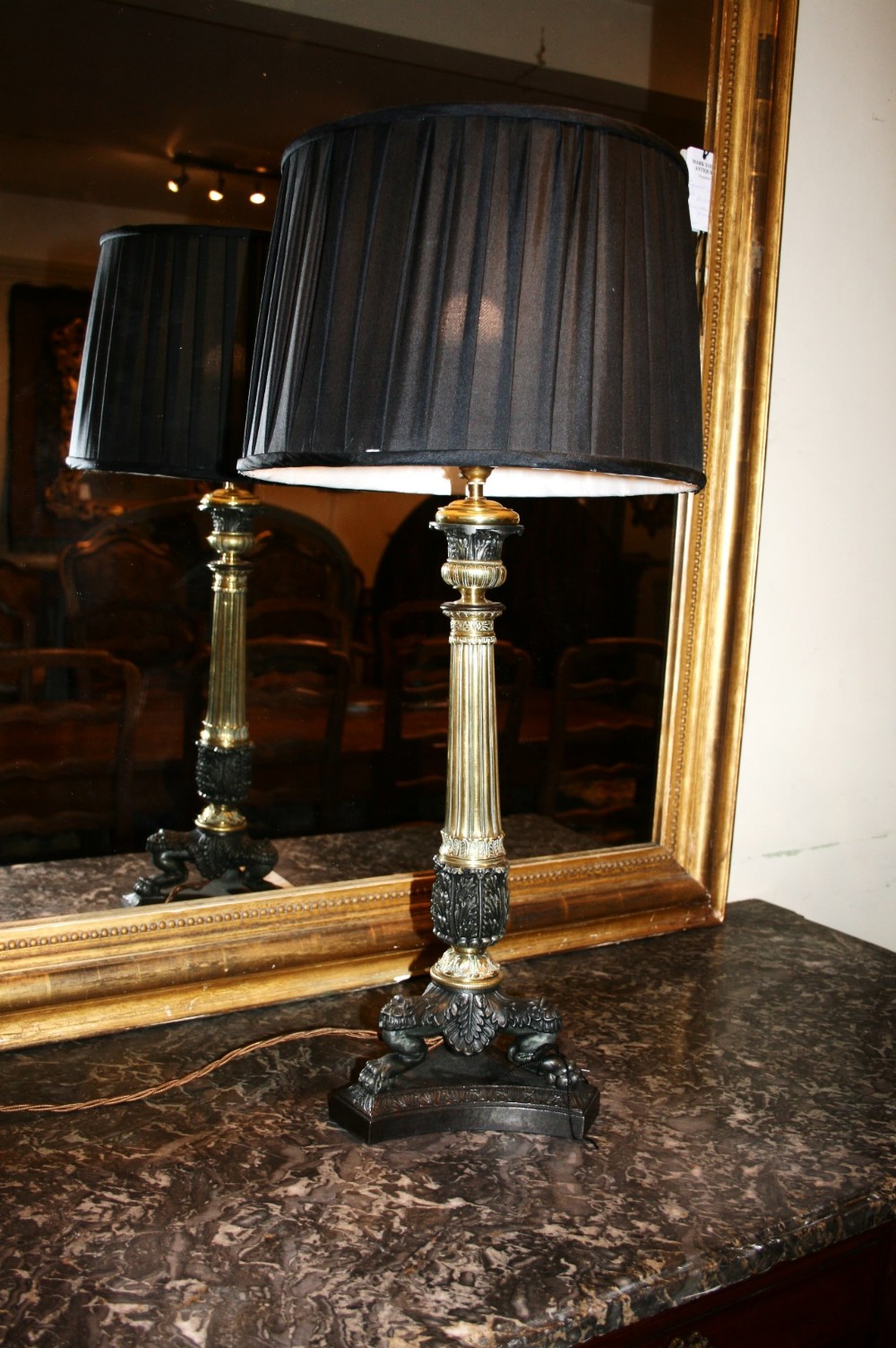 empire style lamp 