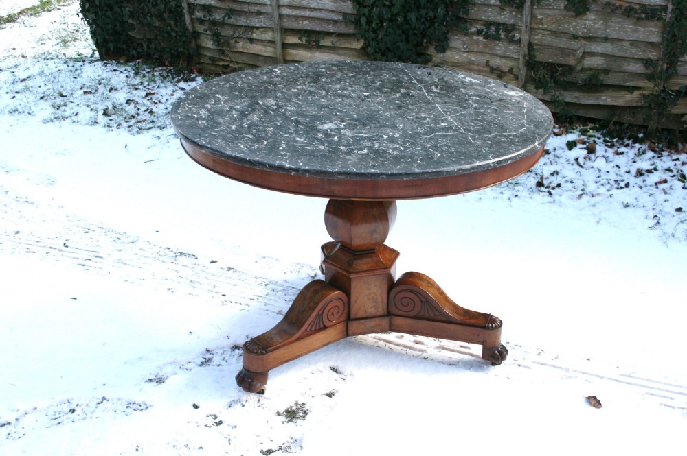 french period mahogany gueridon 