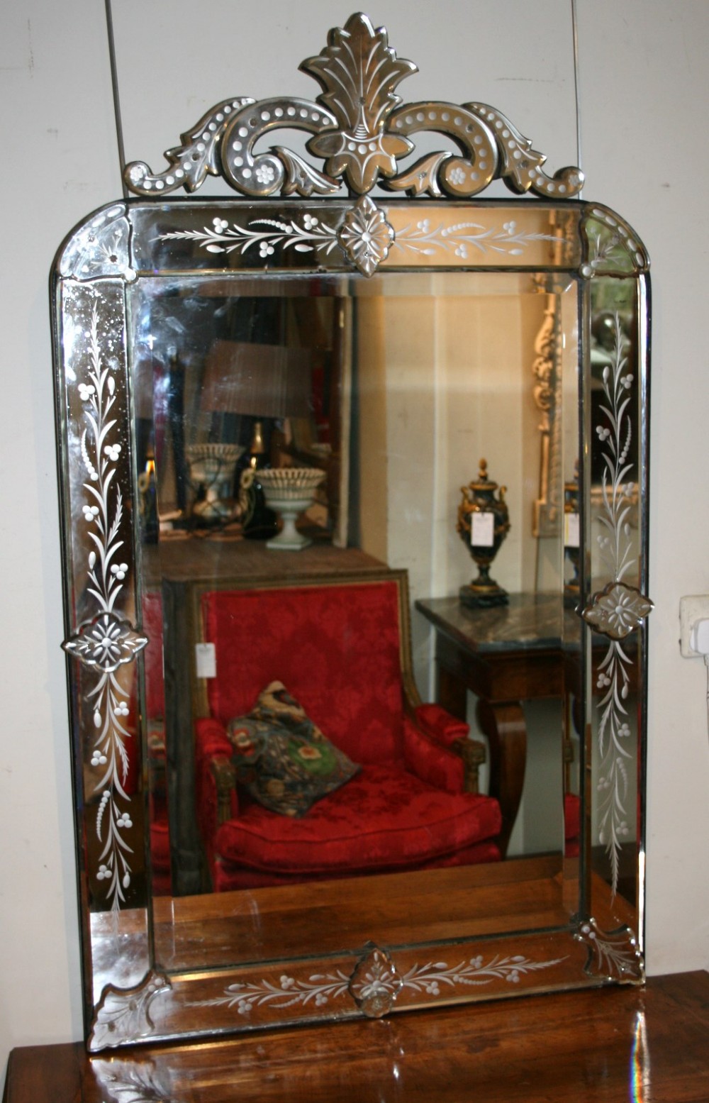 antique Venetian mirror 