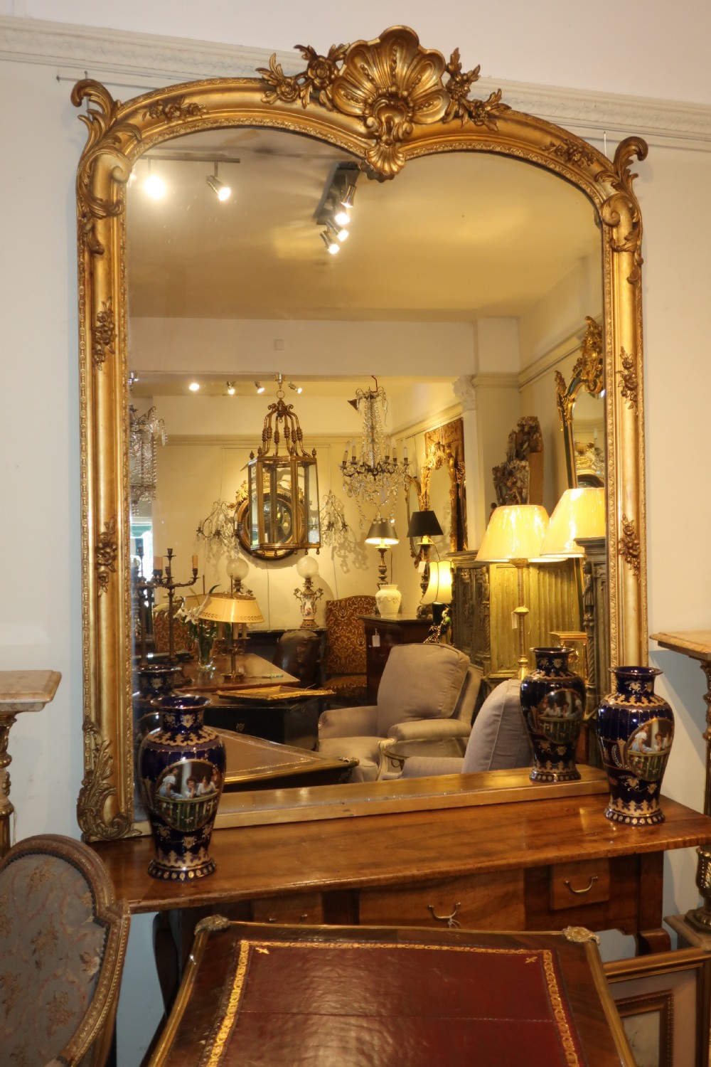 Very large gilt mirror View IV