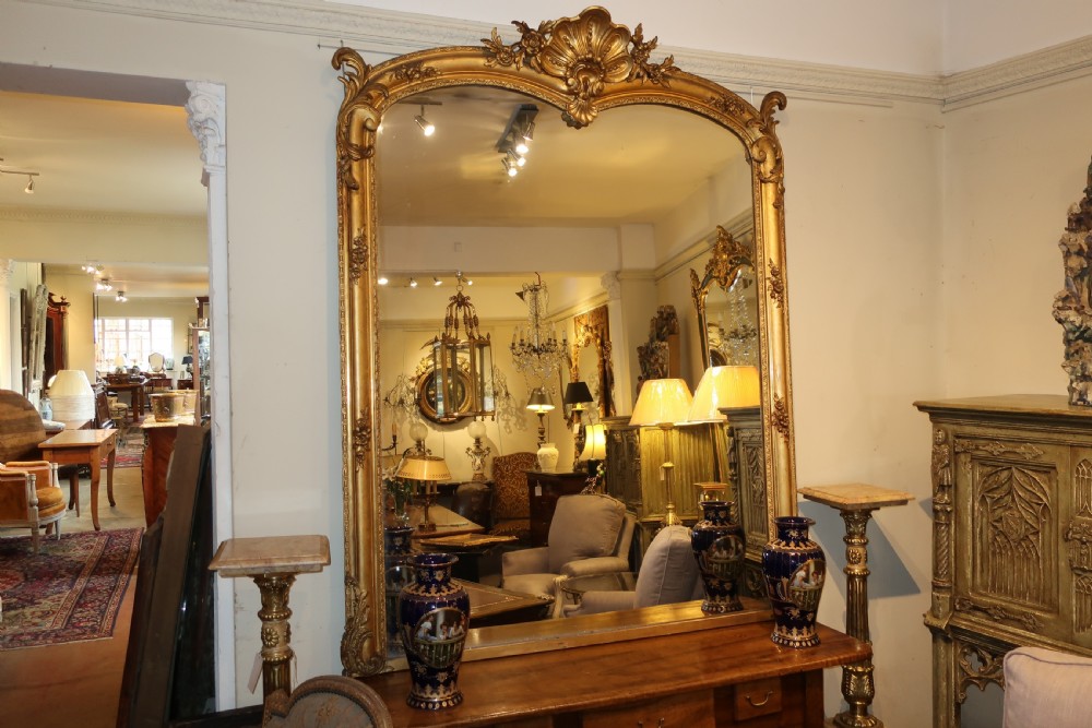 Very large gilt mirror View VI