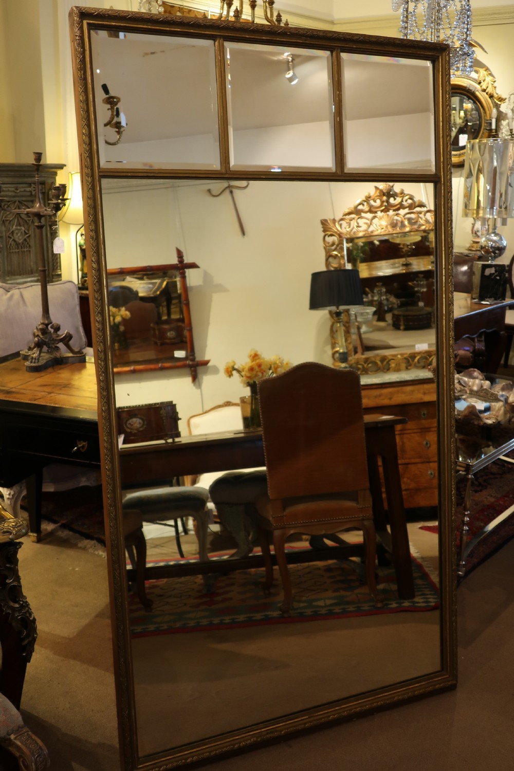 Large gilt mirror View III