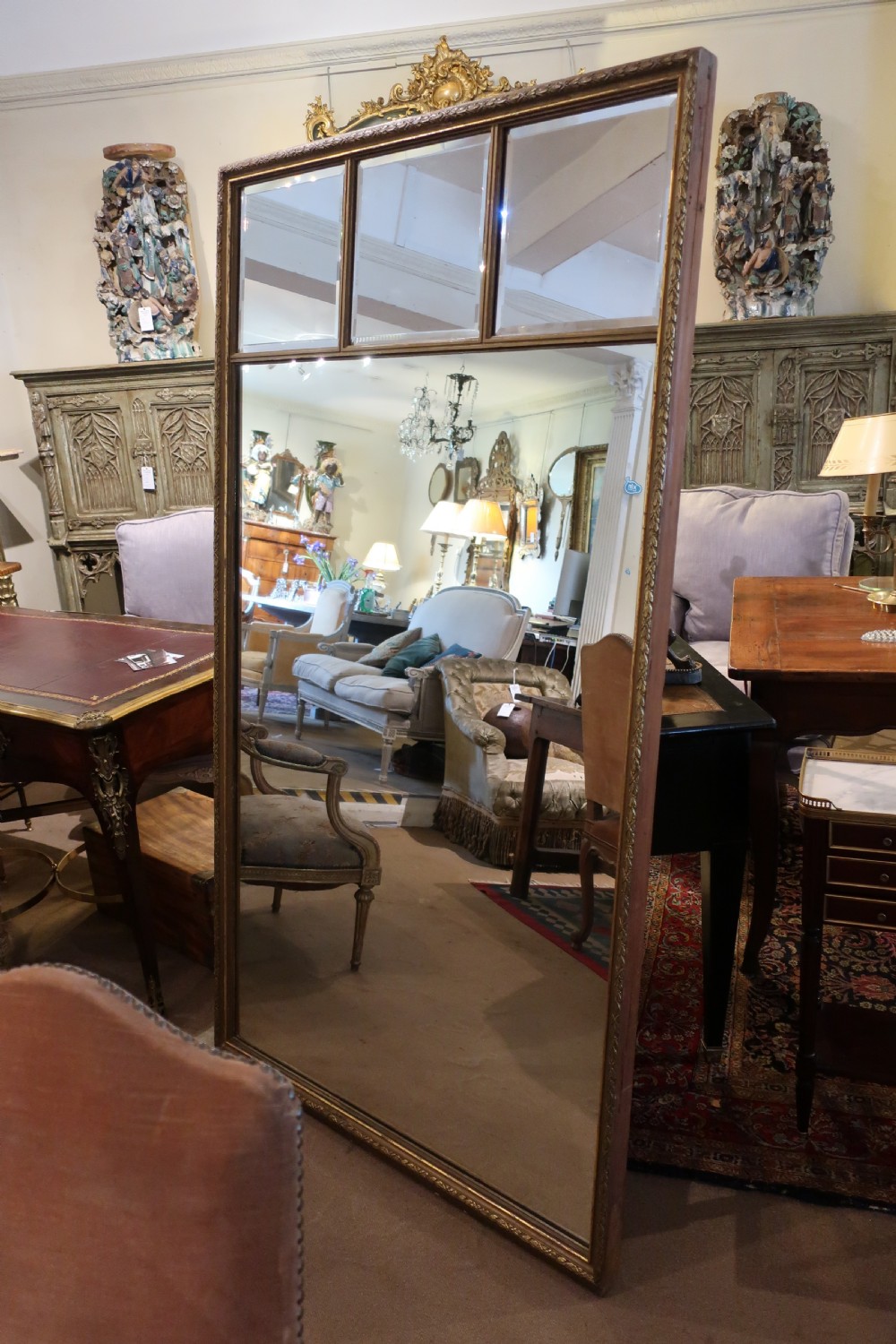 Large gilt mirror View IV