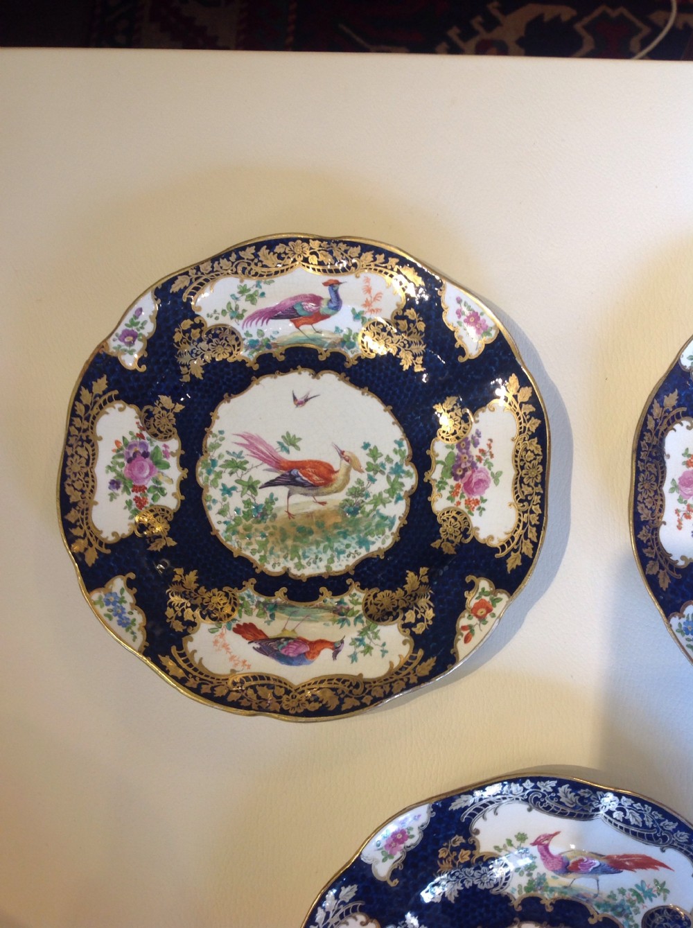 Set of 5 porcelain plates View IV