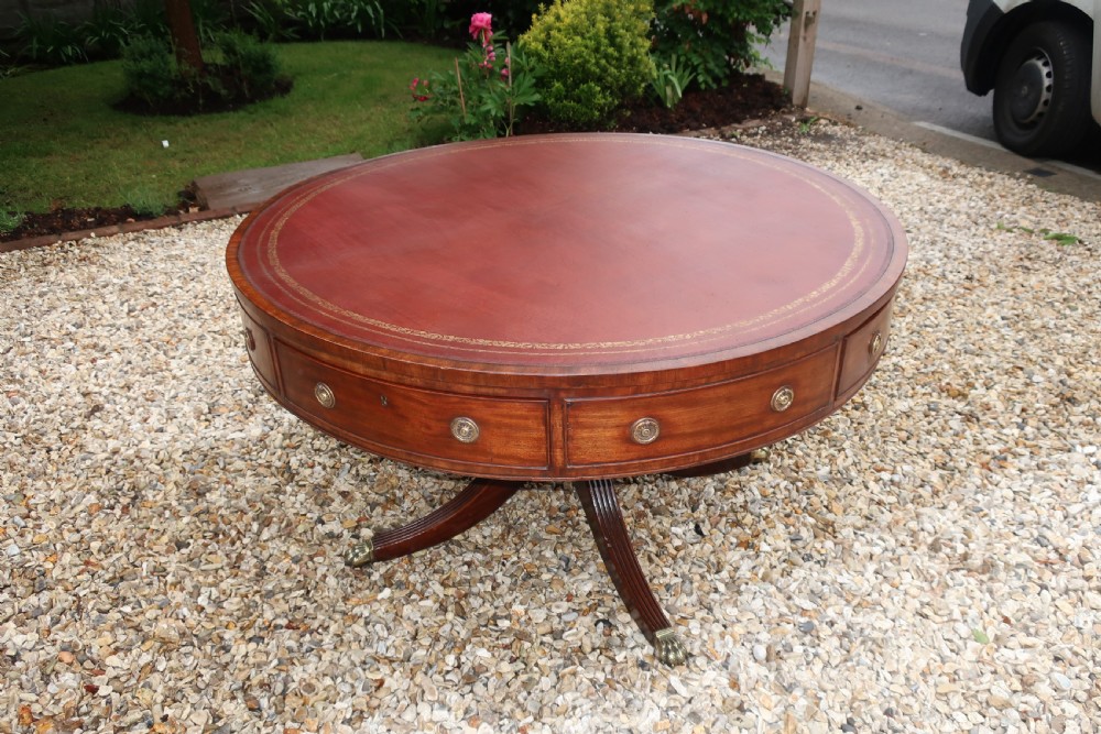 18th Century Mahogany drum table View III