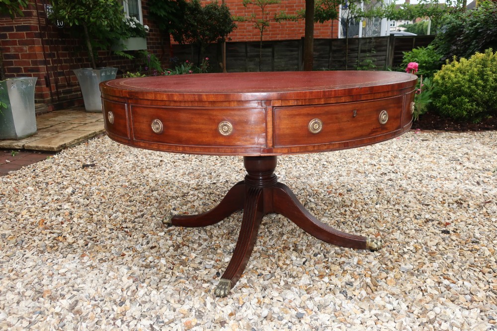 18th Century Mahogany drum table View IV
