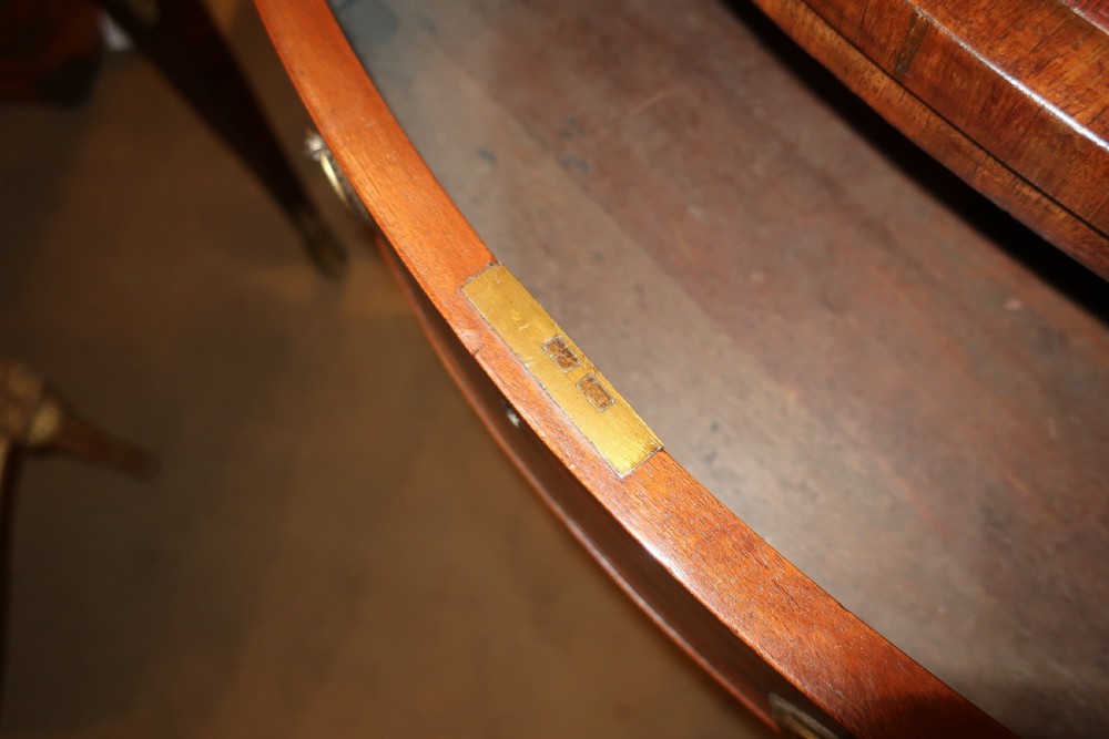 18th Century Mahogany drum table View IX
