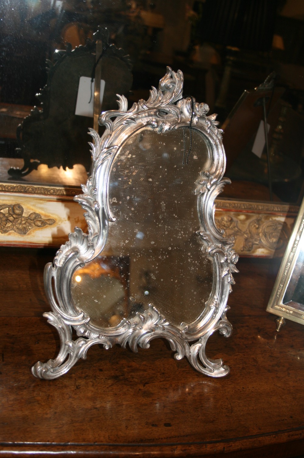 pretty french table mirror 