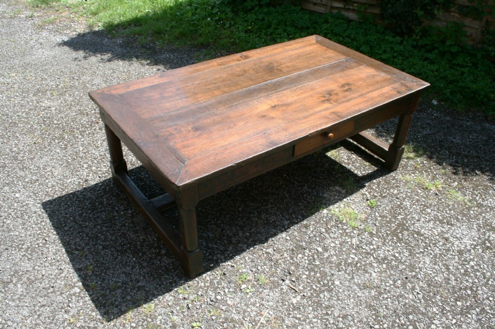 18th century converted coffee table 