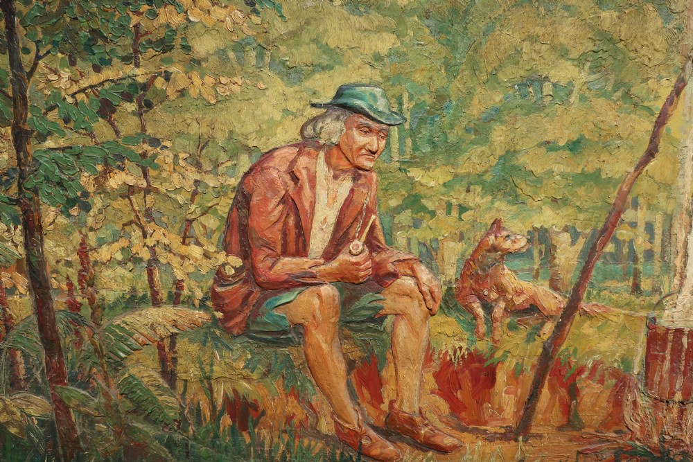 Large oil painting View III