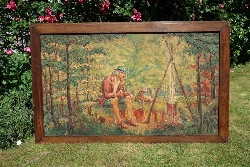 Large oil painting View V
