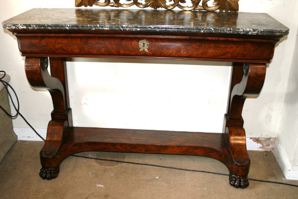louis phillpe period console table 