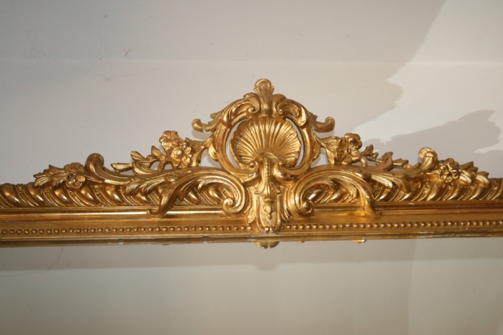 pair of french gilt mirrors  View III
