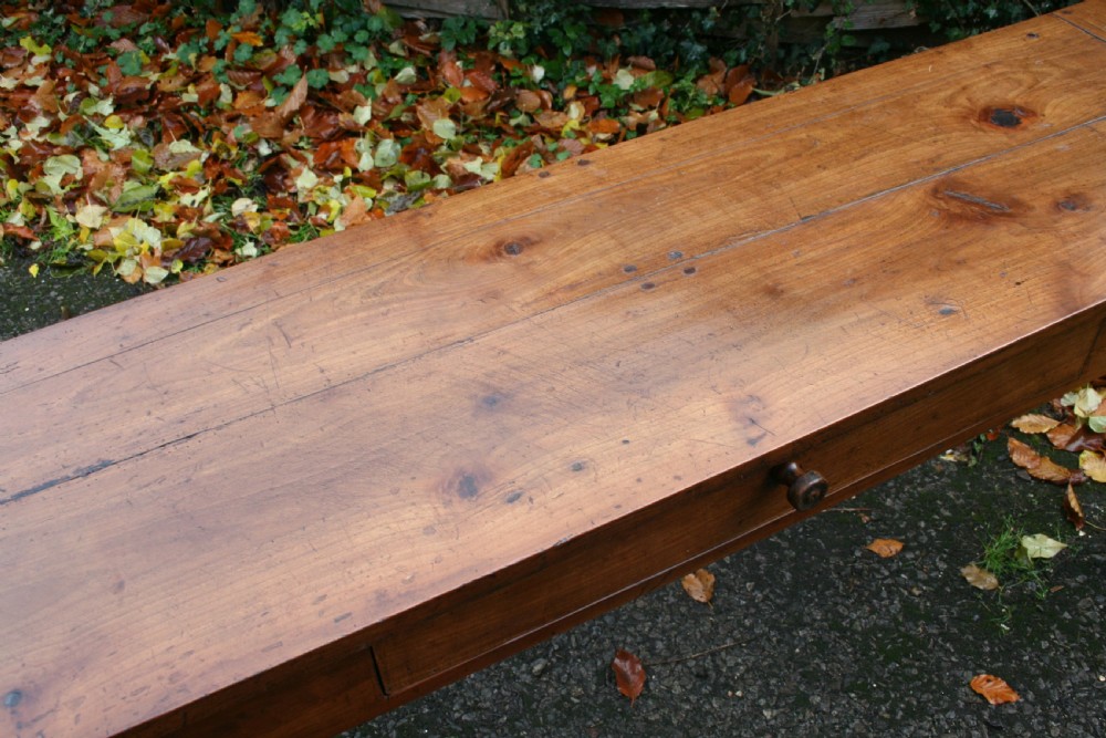 pair of cherry wood serving tables  View IV