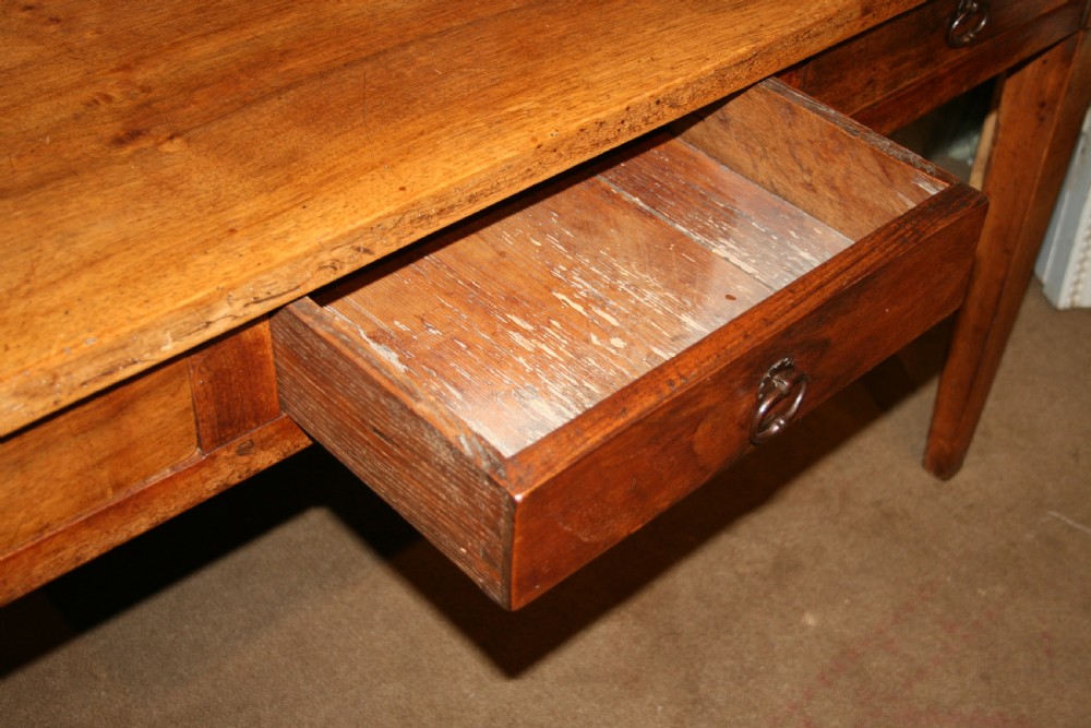 french walnut serving table  View IV