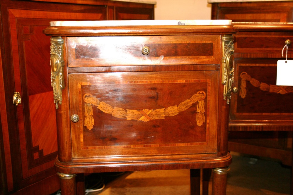 pair of french bedside tables  View III
