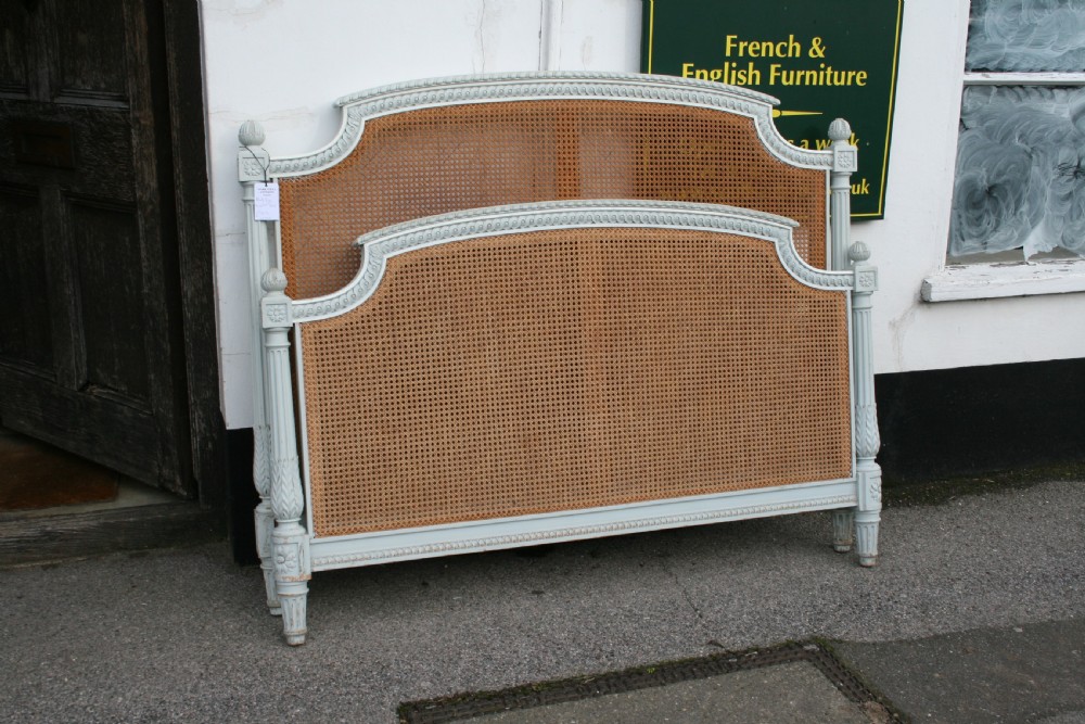 king size french caned bed 