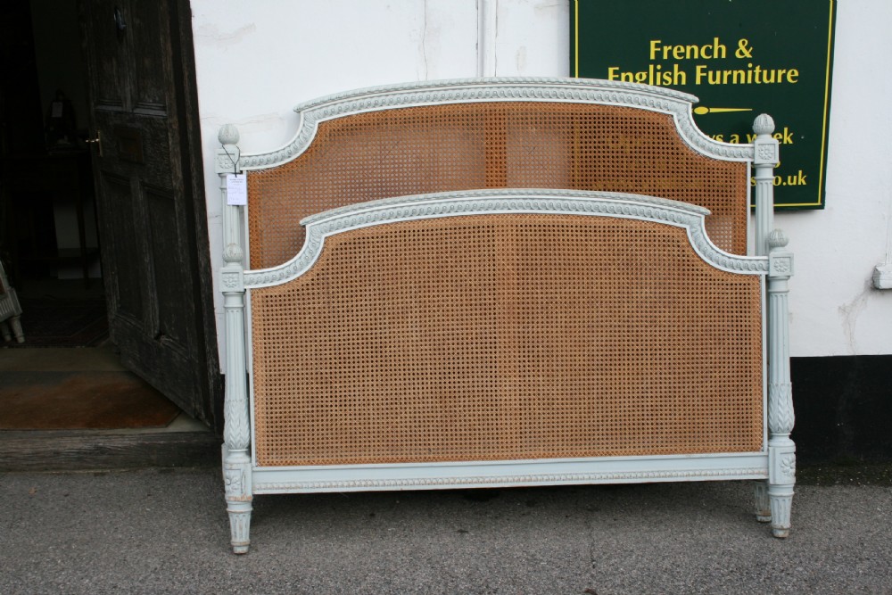 king size french caned bed  View II