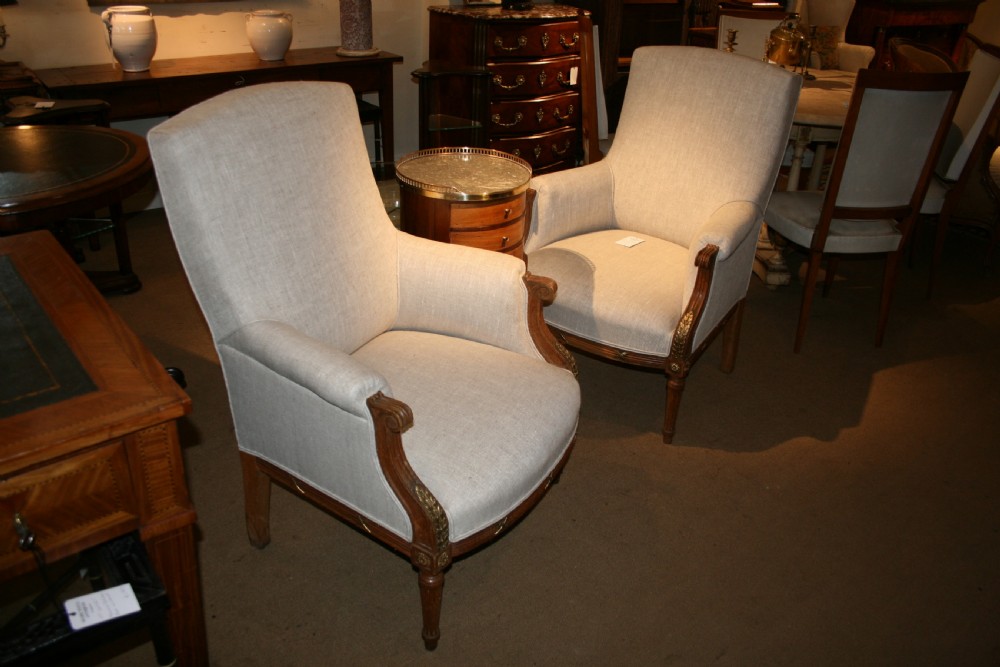 pair of quality french armchairs  View IV