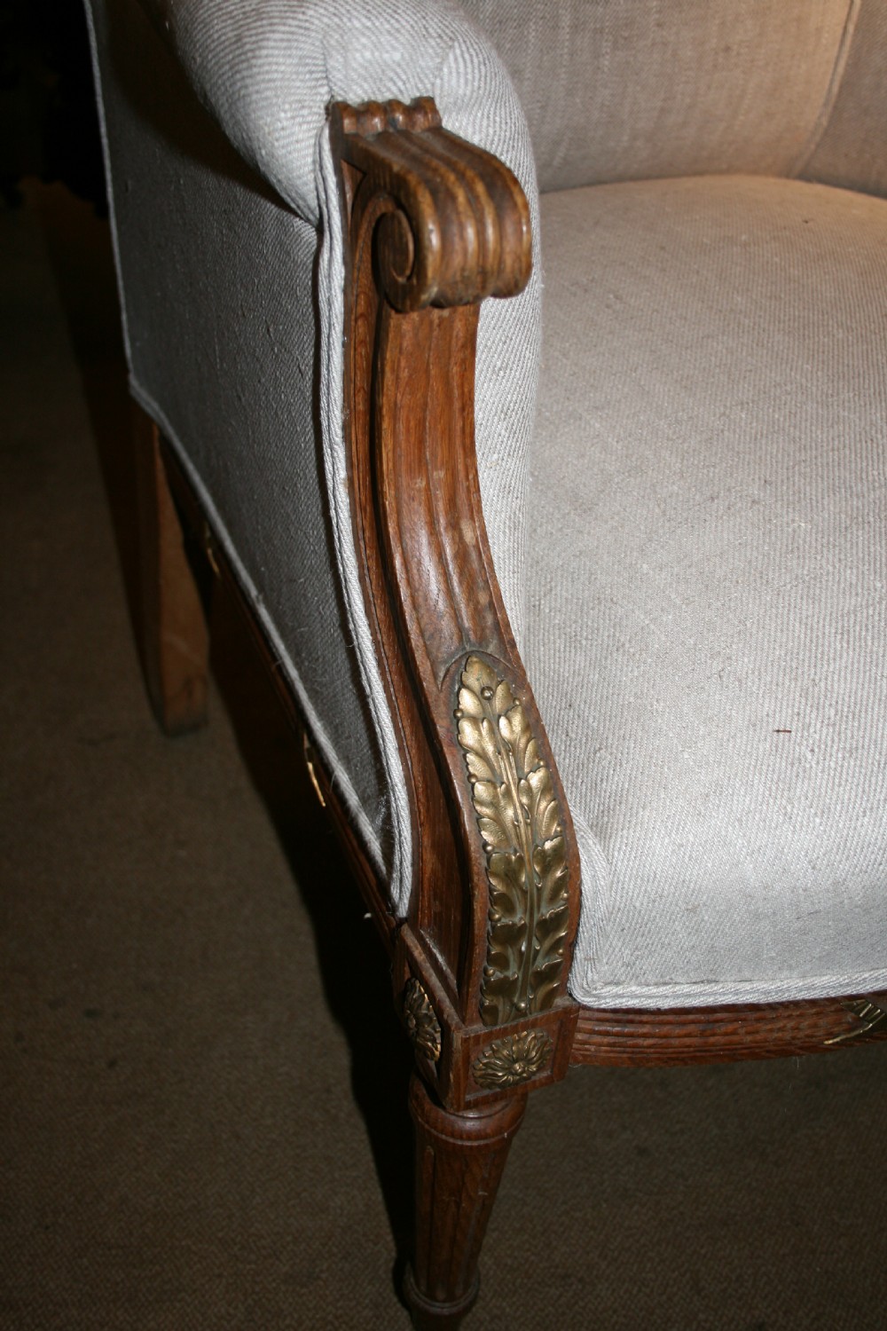 pair of quality french armchairs  View VI