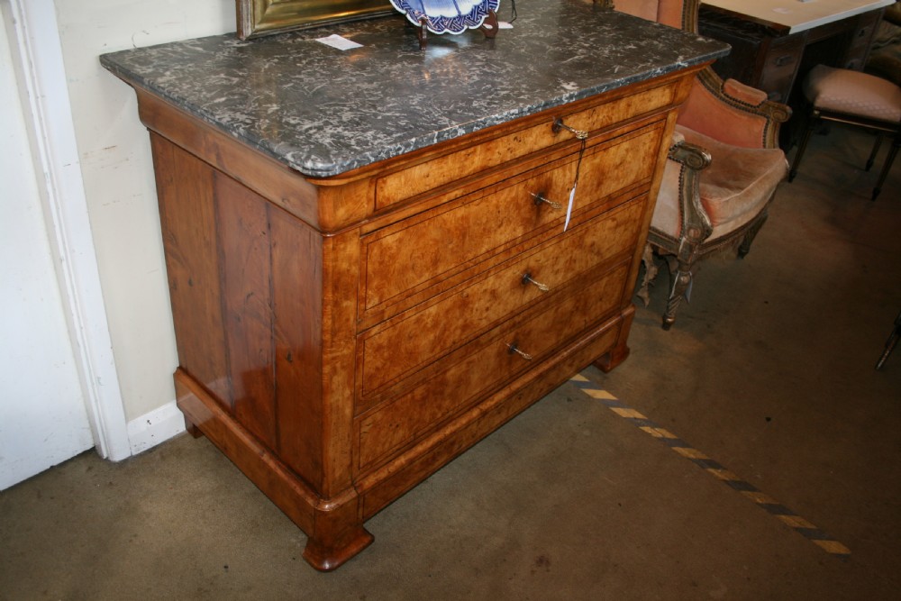 Charles x period maple commode  View II