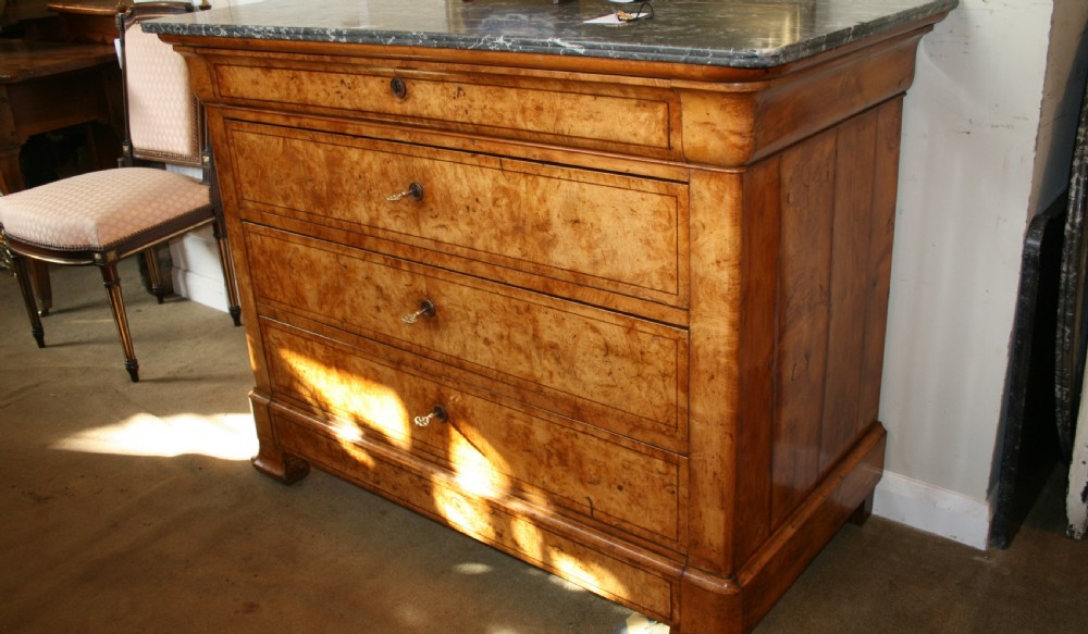Charles x period maple commode  View III