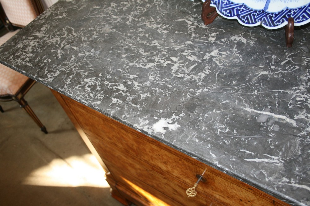 Charles x period maple commode  View V