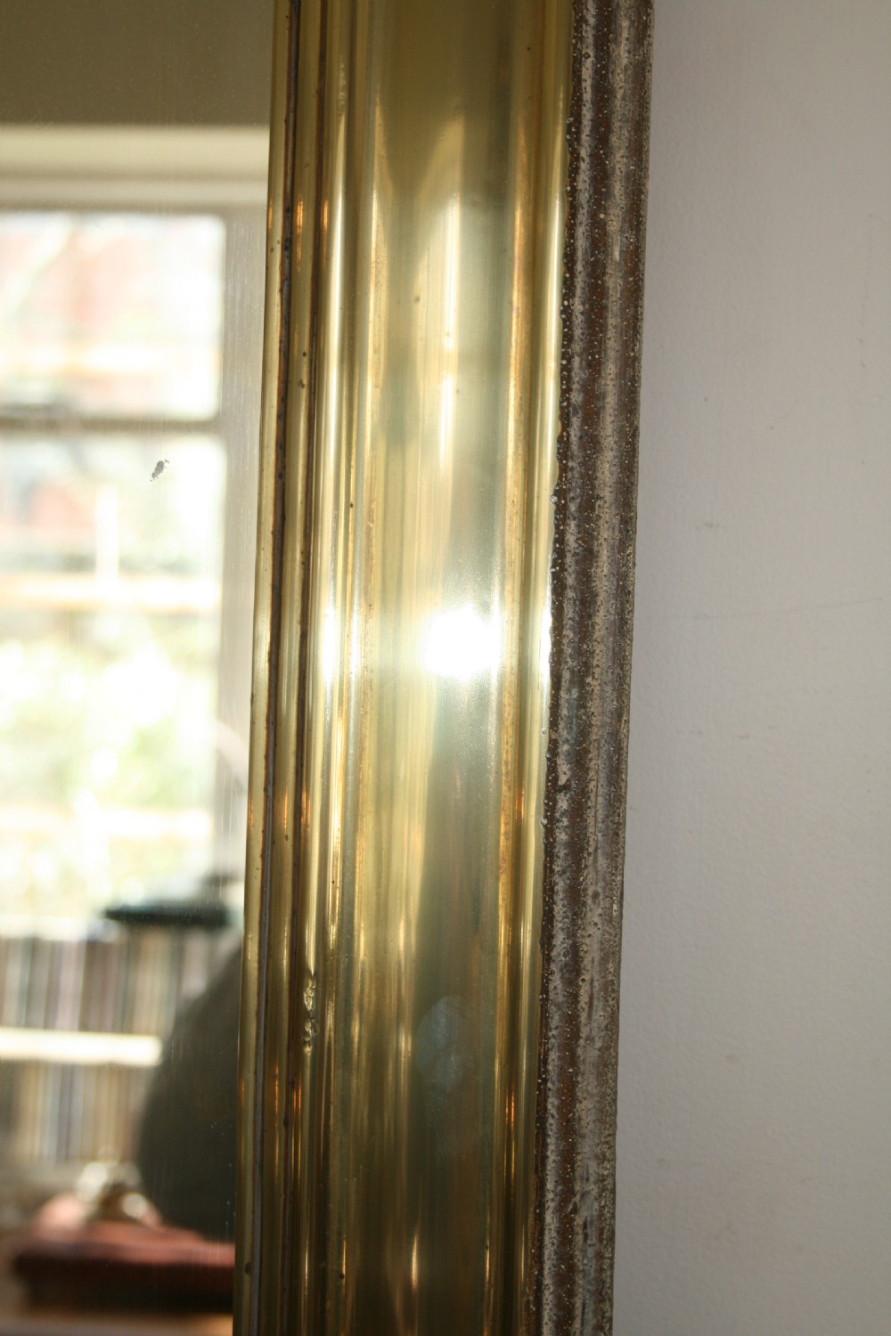 french brass bistro mirror  View III