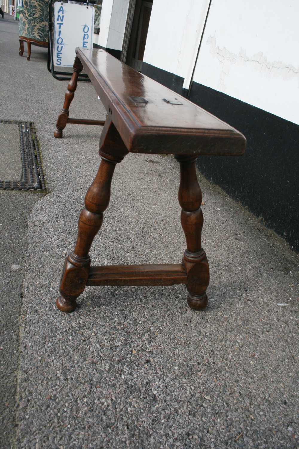 18th century french fireplace bench  View IV