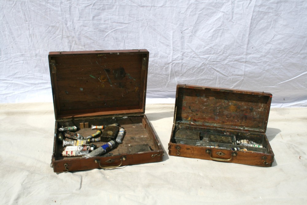 two french artists boxes  View II