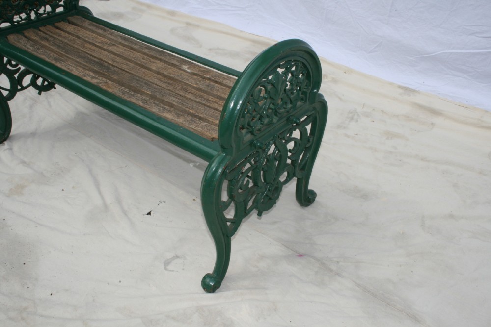 unusual coalbrookdale bench  View II