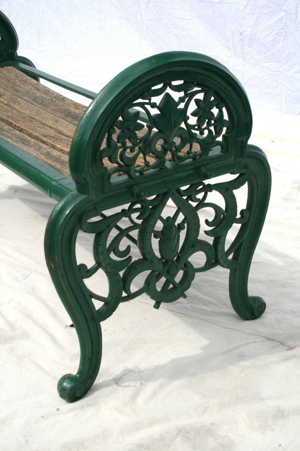 unusual coalbrookdale bench  View V