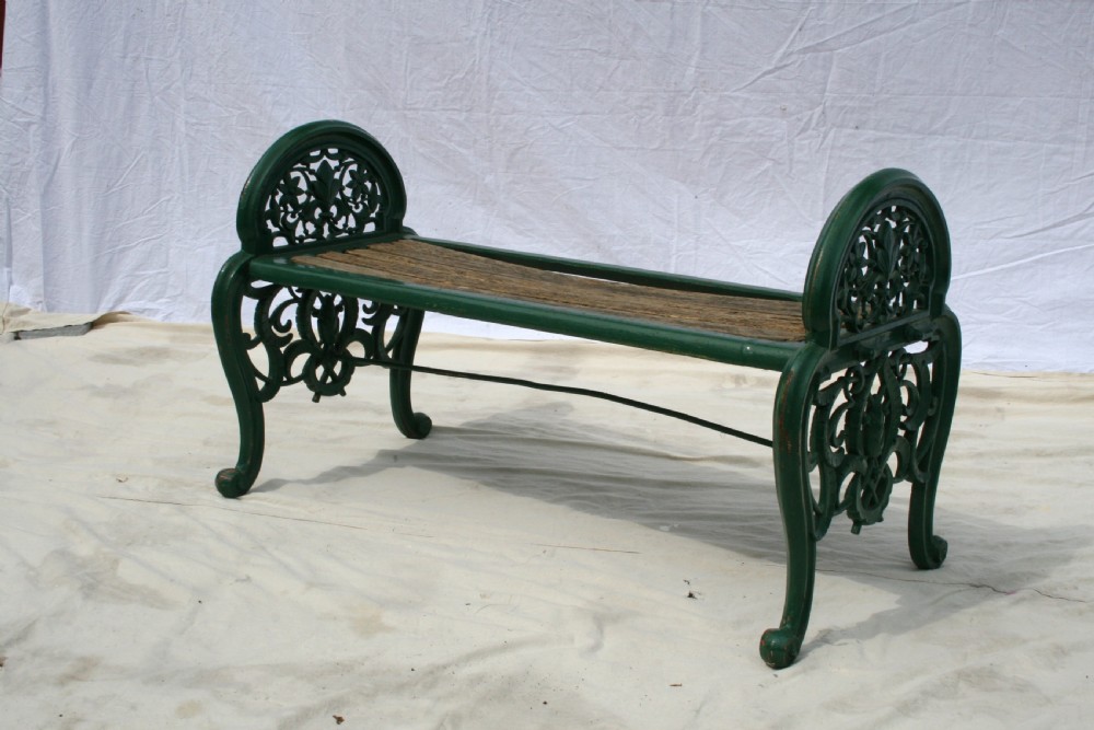 unusual coalbrookdale bench  View VI