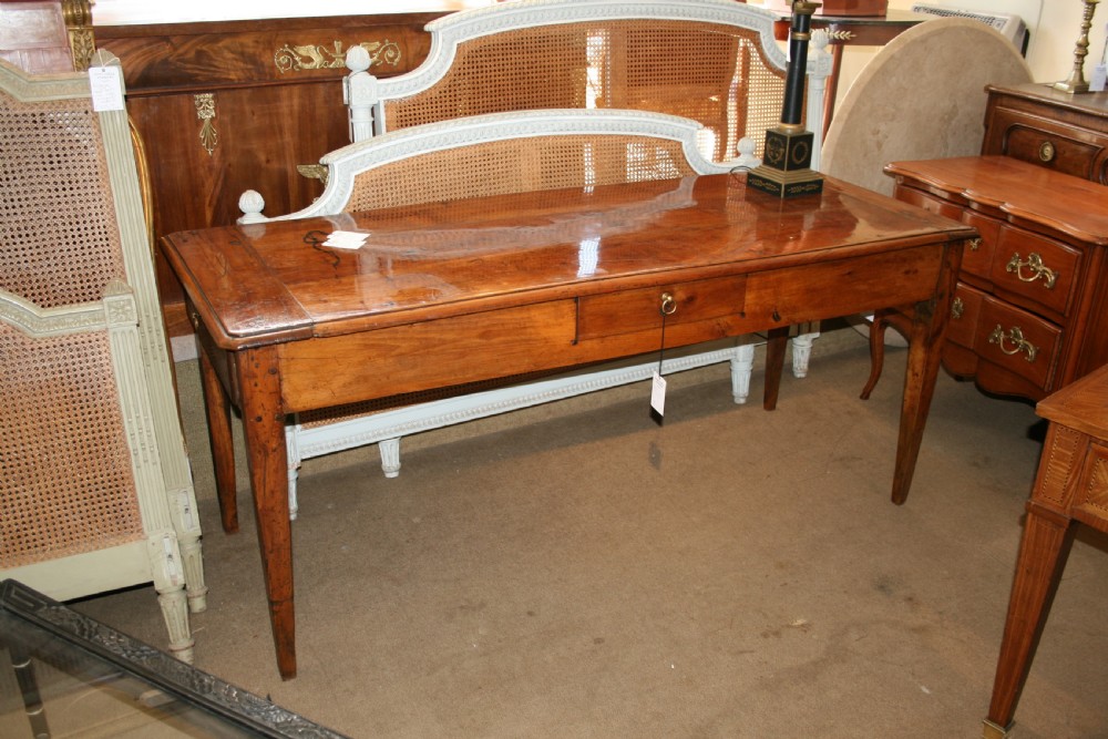 french cherry wood farm table