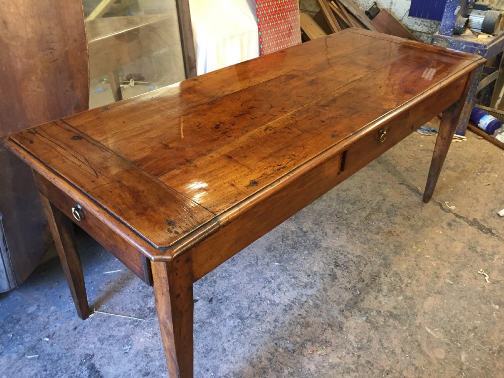 french cherry wood farm table View III