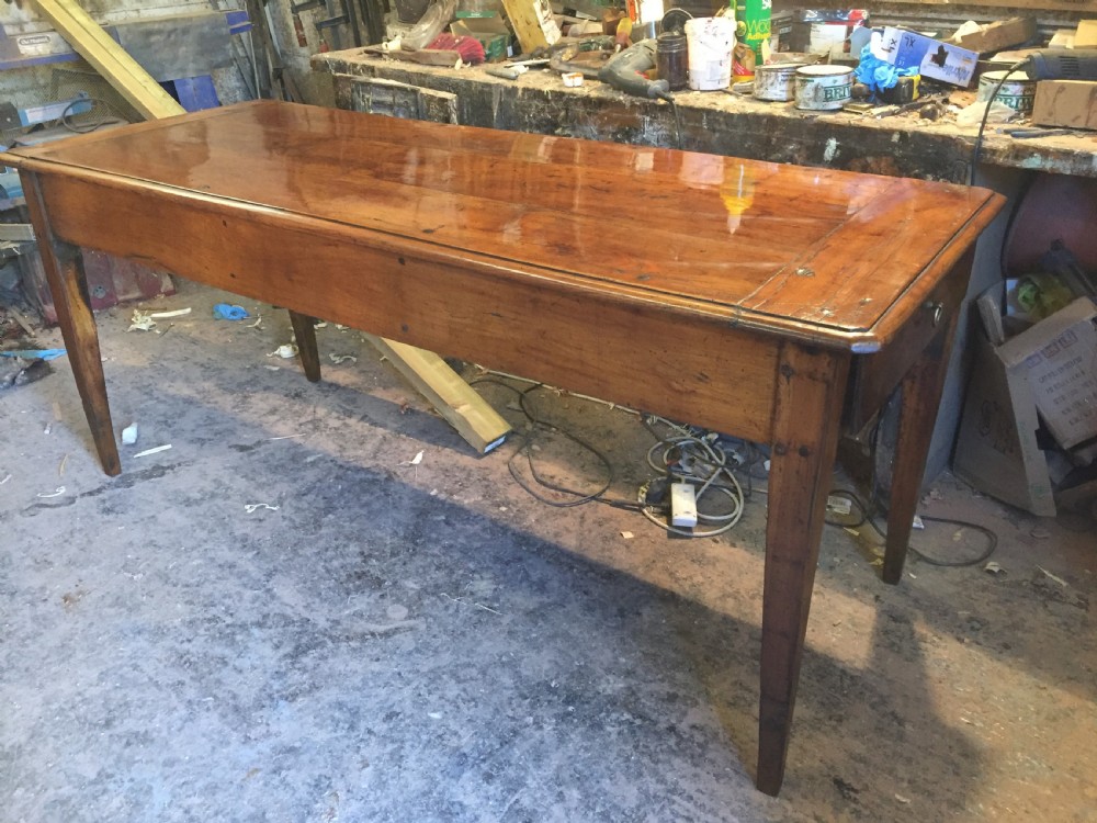 french cherry wood farm table View V