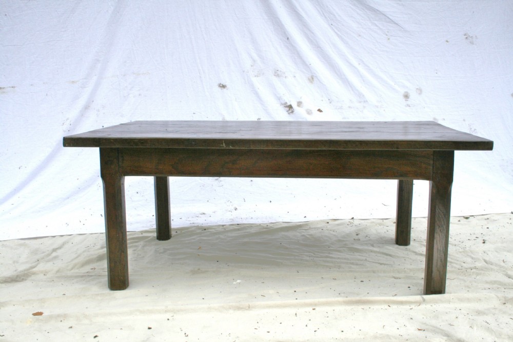 solid oak french coffee table  View III