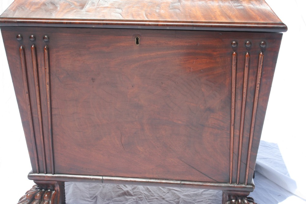 georgian mahogany wine cooler  View II