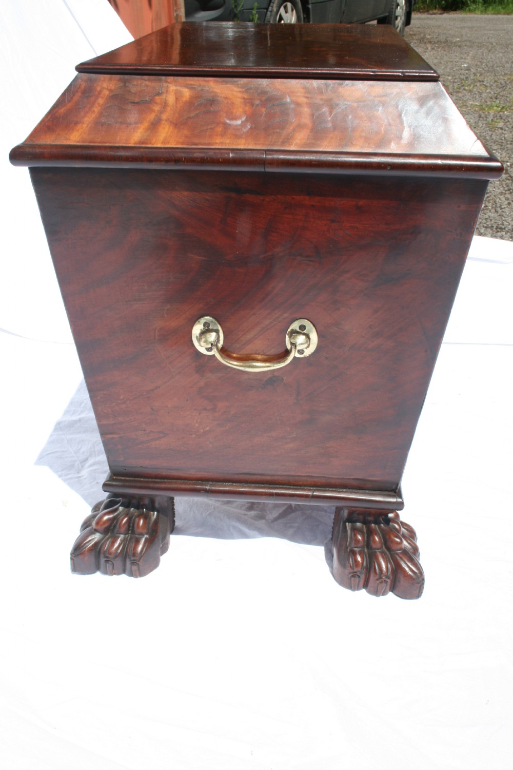 georgian mahogany wine cooler  View IV