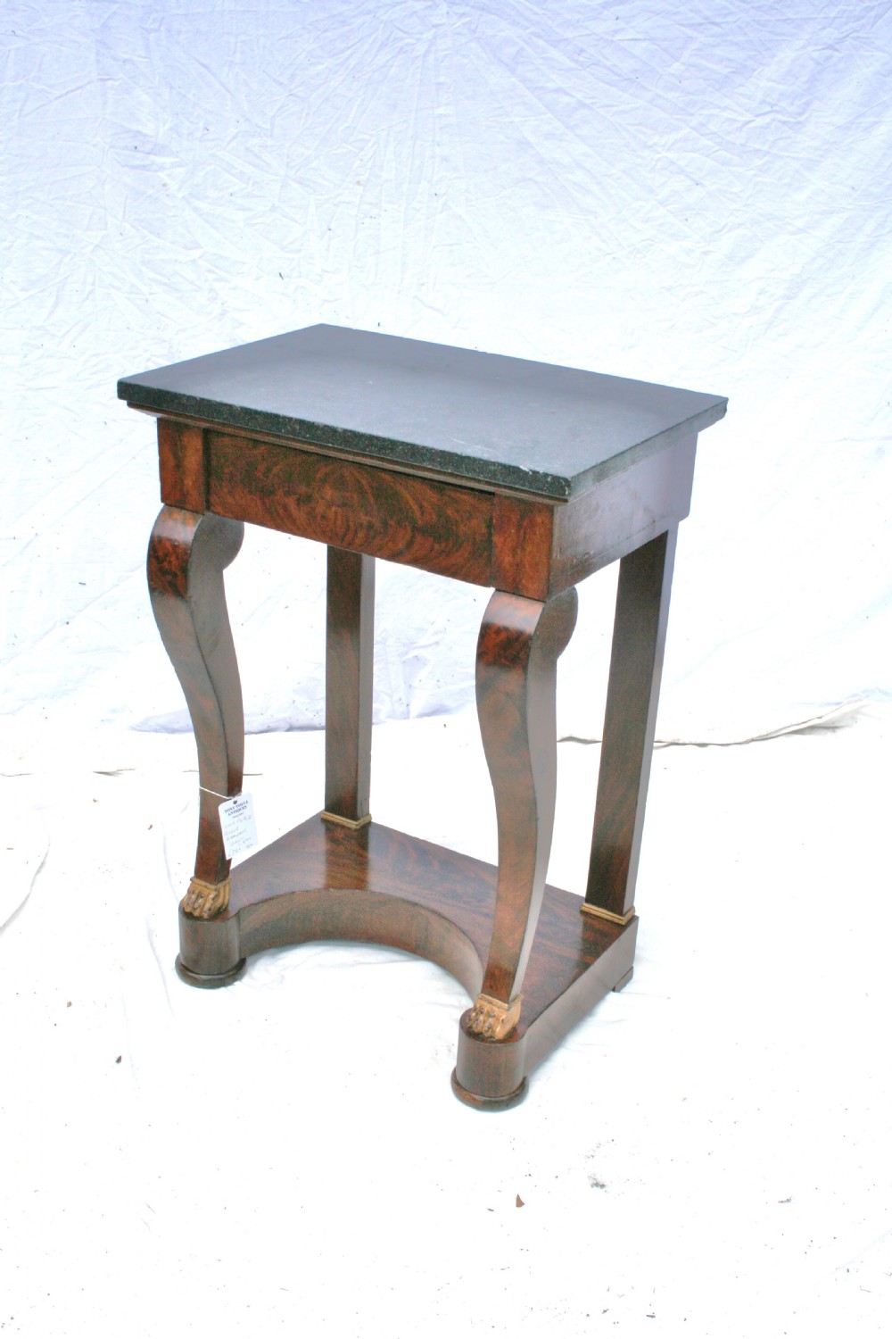 small period mahogany console