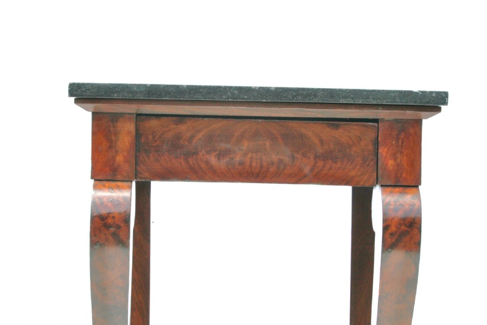 small period mahogany console View VI
