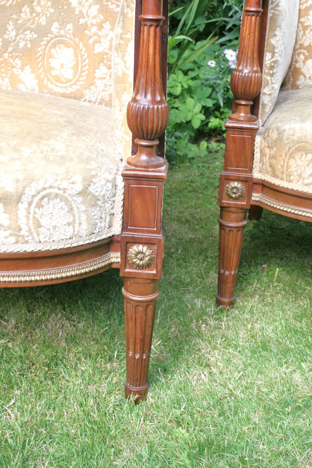 quality pair of empire style armchairs  View II