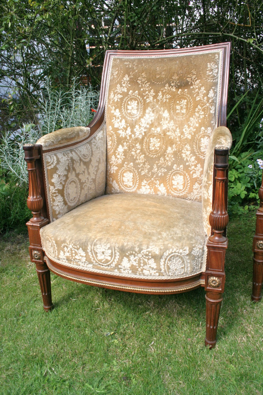 quality pair of empire style armchairs  View III